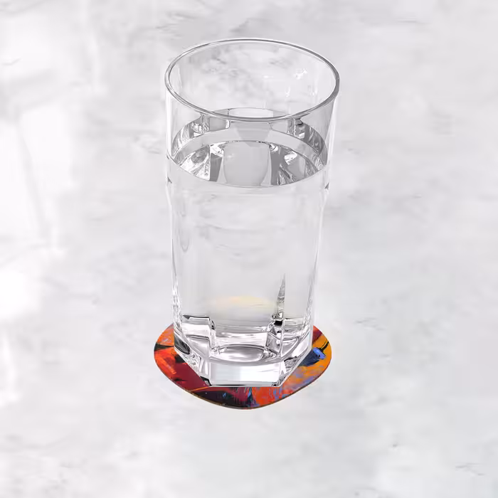 زیر لیوانی ترمه طراحان ایده مدل ددپول کد cfp034 بسته 6 عددی