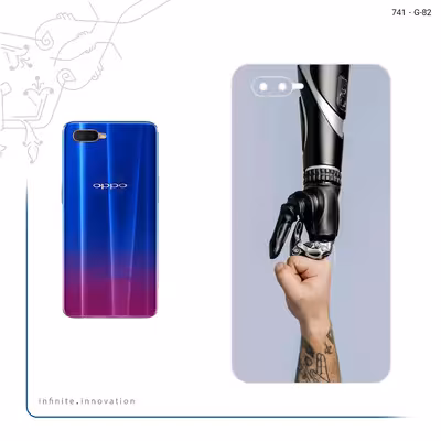 برچسب پوششی ماهوت مدل Robotics مناسب برای گوشی موبایل اپو K1