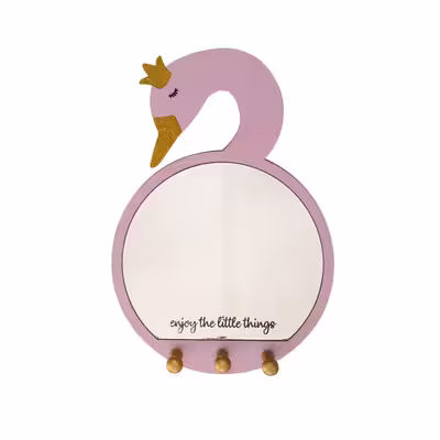 آینه دکوراتیو طرح قو مدل MKids57