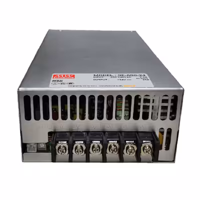 منبع تغذیه سوئیچینگ 24 ولت 25 آمپر مینول پاوران  مدل SE-600-24