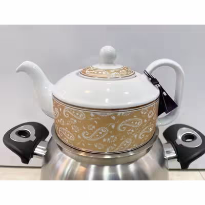 قوری شکس مدل کف پهن کد  SM114