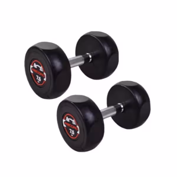 دمبل گرد وزن 7.5 کیلوگرم round dumbbell