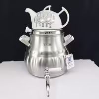 کتری و قوری روگازی استیل 6 لیتر برند قیطاسی T.G.H کد 6550 با ضمانت 15 ماهه ارسال رایگان