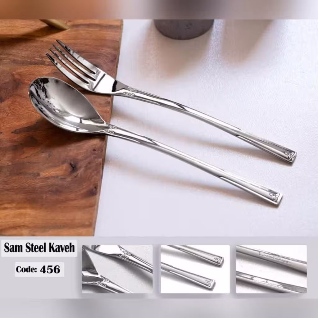 سرویس قاشق چنگال 40 پارچه 6 نفره اس جی مدل 456m