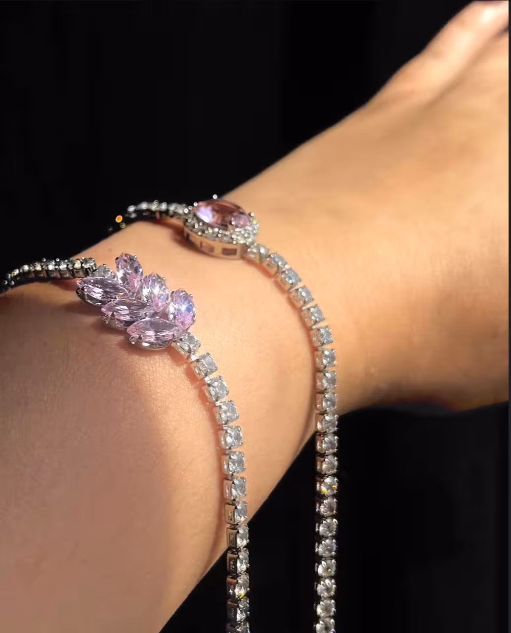 دستبند جواهری نیلای