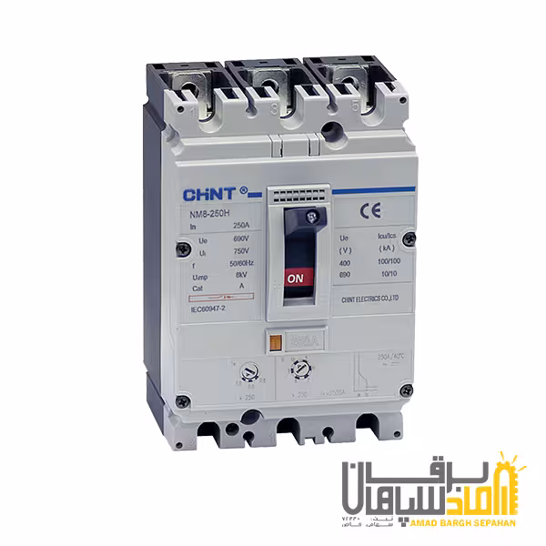 کلید اتوماتیک 1250 آمپر چینت قابل تنظیم حرارتی-مغناطیسی NM8S-1250S/3P