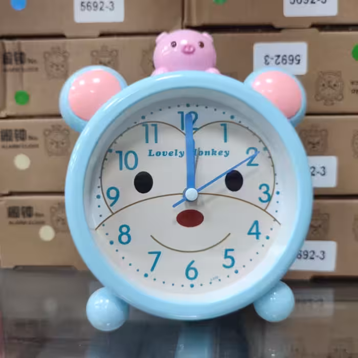 ساعت رومیزی فانتزی زنگدار عروسکی ( زنگ دار ) ساعت فانتزی 16