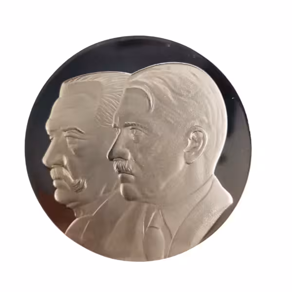 سکه یادبود المان هیتلر سال 1934 میلادی آبکاری نقره