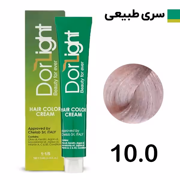 رنگ موی دورلایت بلوند فوق روشن سری طبیعی شماره 10.0 Dorlight