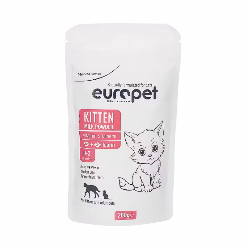 شیر خشک گربه یوروپت Europet Cat Milk Powder وزن 200 گرم - آکواریوم ماهور