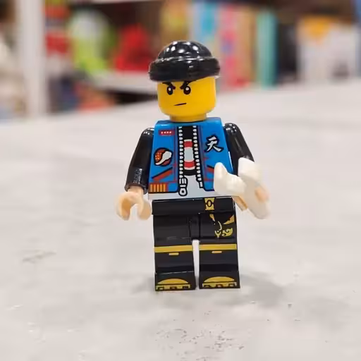 مینی فیگور لگو آبی پوش آچار بدست وارداتی4سانت