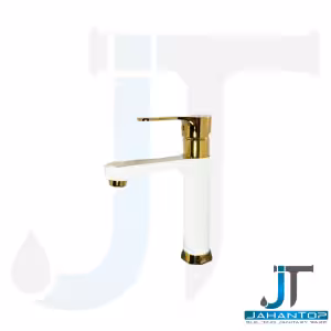 شیراهرمی روشویی ونوس سفید طلایی آریانا