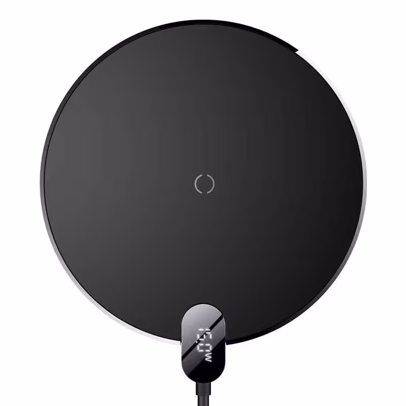 شارژر بی سیم فست شارژ Baseus Digital LED Display Gen2 CCED000001 15W