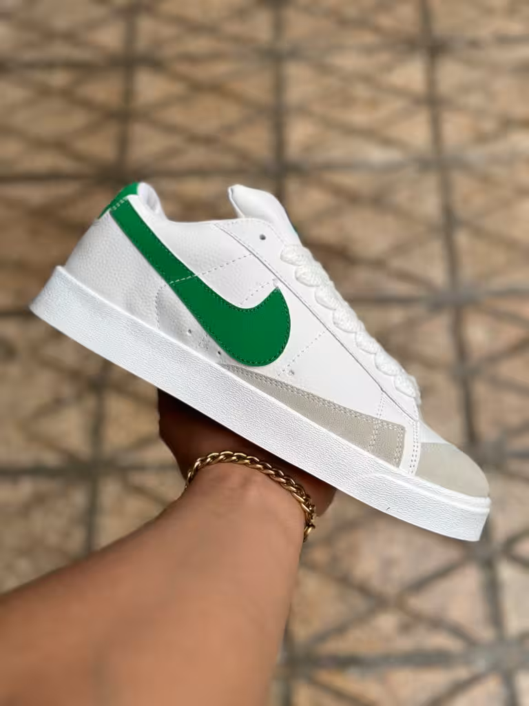 کتونی نایک بلیزر سفید سبز ( 654 )