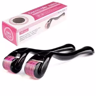 ماساژور مدل درما رولر تیتانیومی Microneedle system دونه ای درمارولر دارای سایز های  1 و 1/5 و  0/5
