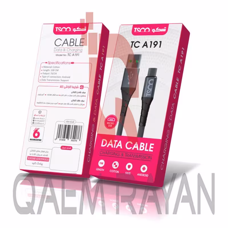 کابل 1 متری Micro USB تسکو TCA 191