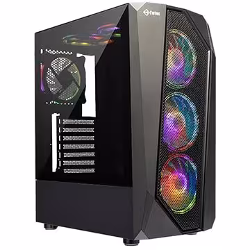 کیس کامپیوتر فاطر FG-740M RGB Mid Tower مشکی