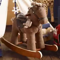 راکر اسب قهوه ای لیتل برد چستر و فرد little bird