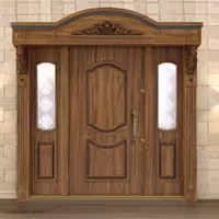 درب لابی ضد سرقت چوبی لوکس کد 1293