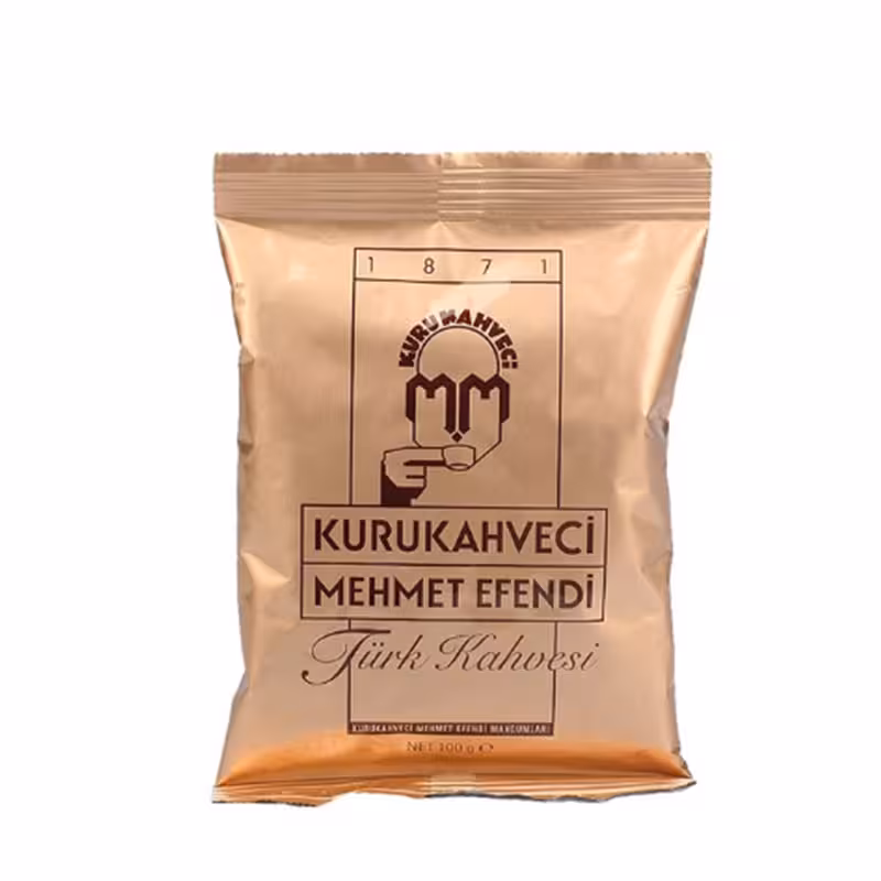 قهوه مهمت افندی مدل کلاسیک 100 گرمی کارتن 20 عددی