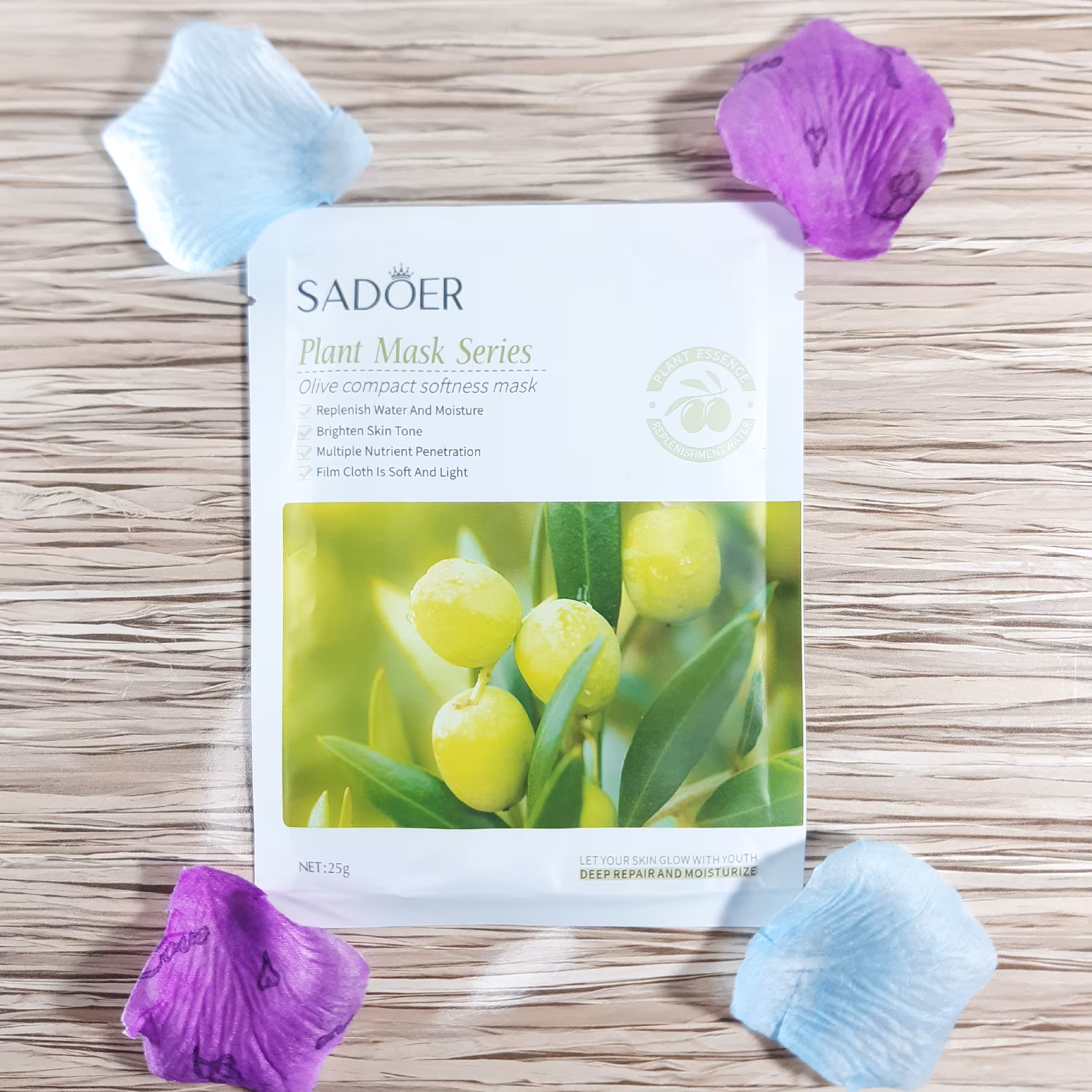 ماسک ورقه ای صورت زیتون سادور(آرایشی بهداشتی الماس)