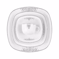 سرویس 98 پارچه 12 نفره طرح مونت کارلو پلاتینی