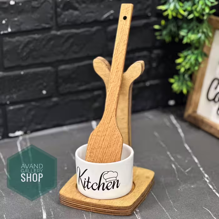 کنار گاز سرامیک و چوب