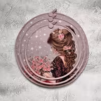 ست 3تایی دمکنی مخمل درسا - طرح 96