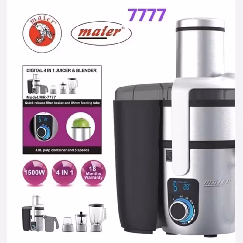 آبمیوه گیر 4 کاره مایر مدل MR-7777