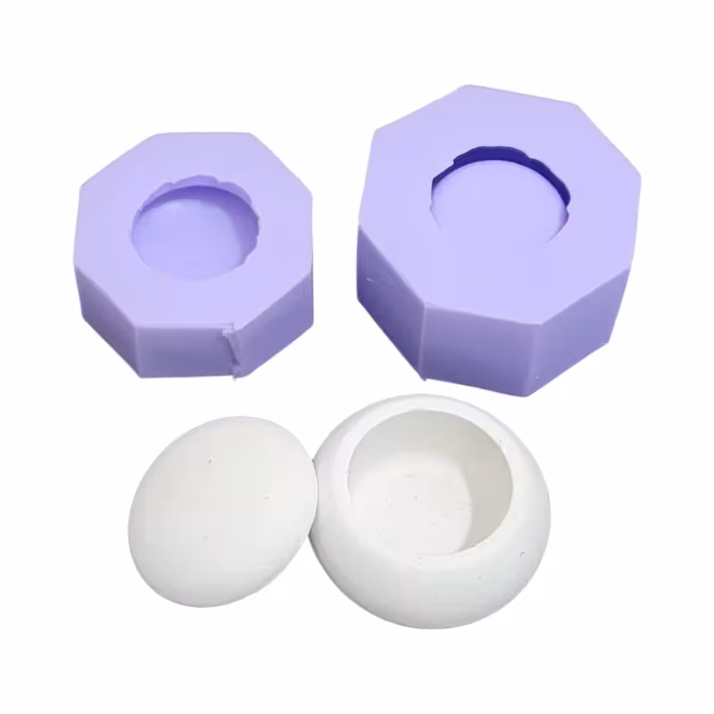 قالب سیلیکونی بانکه گرد قطر 6.5 ارتفاع 4 سانت