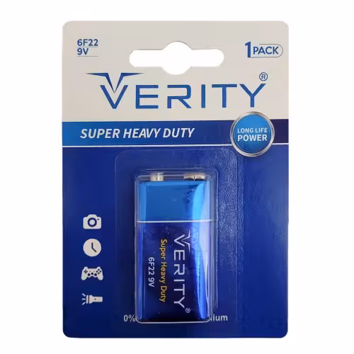 باتری کتابی VERITY 6F22