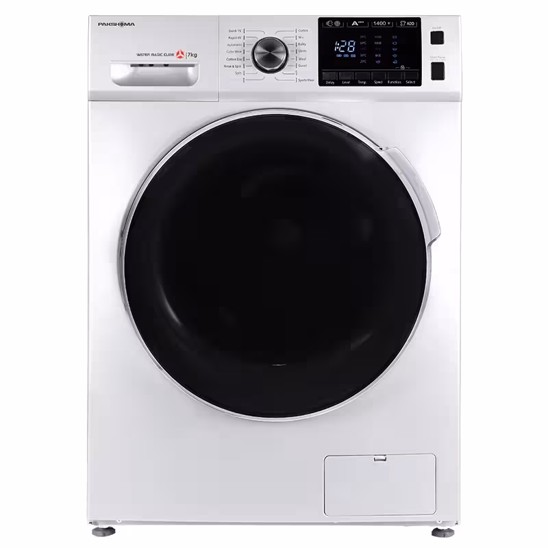 ماشین لباسشویی پاکشوما مدل BWF 40702 WT ظرفیت 7 کیلوگرم