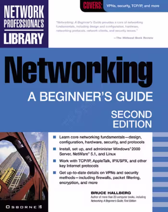 خرید و دانلود نسخه کامل کتاب Networking: A Beginner's Guide
