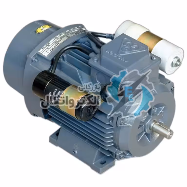 الکتروموتور تک فاز موتوژن 3000 دور 0/55 کیلووات 3/4 اسب