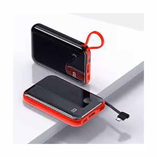 پاوربانک type-c مدل Baseus Qpow Digital Display 3A Power Bank ظرفیت 10000 mAh سیاه - فروشگاه اینترنتی پروتاچ