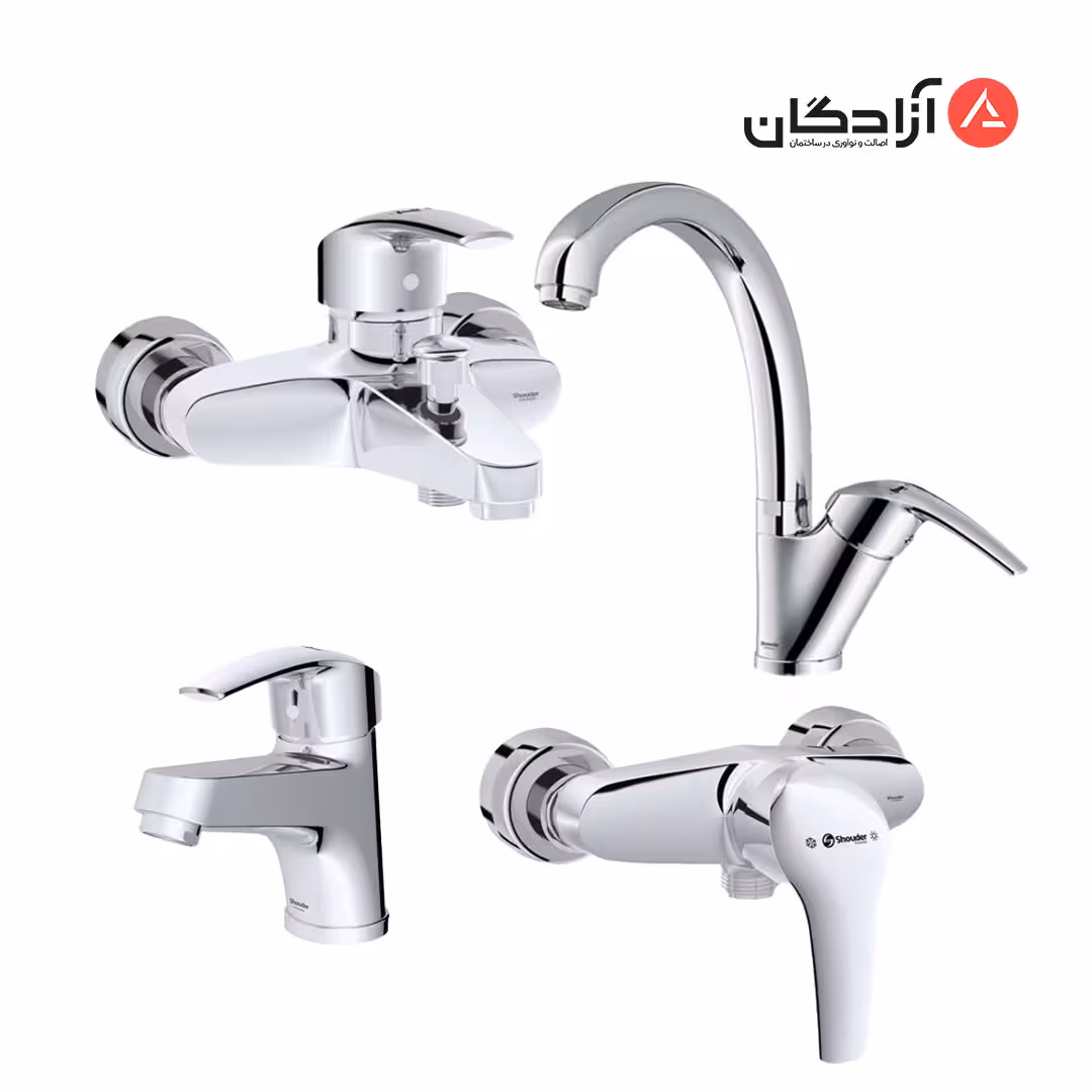 ست شیرآلات شودر مدل پاریس