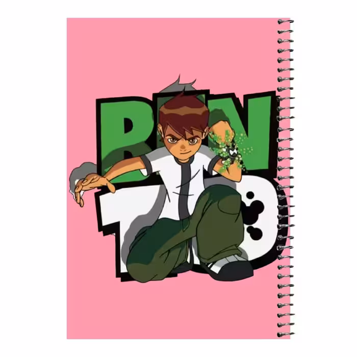 دفتر مشق 80 برگ اس جی مدل بن تن کد 6