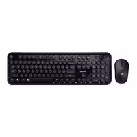 کیبورد و ماوس بی‌سیم بیاند مدل BMK-8101RF با سوییچ ممبران، Full Size، حروف فارسی حک شده، پایه‌های قابل تنظیم
