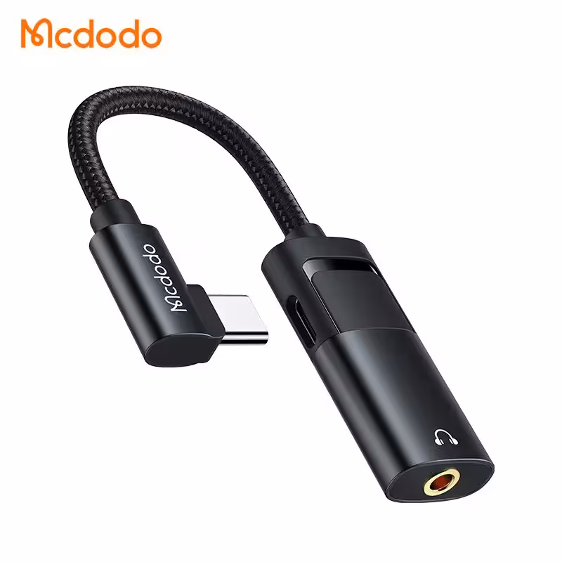 تبدیل Type C اتصال همزمان هندزفری و شارژر مک دودو Mcdodo CA-1880 توان 60 وات