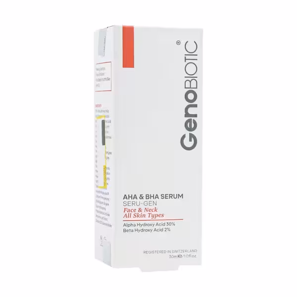 سرم آلفا و بتا هیدروکسی اسید ژنوبایوتیک 30 میلی لیتر GenoBiotic