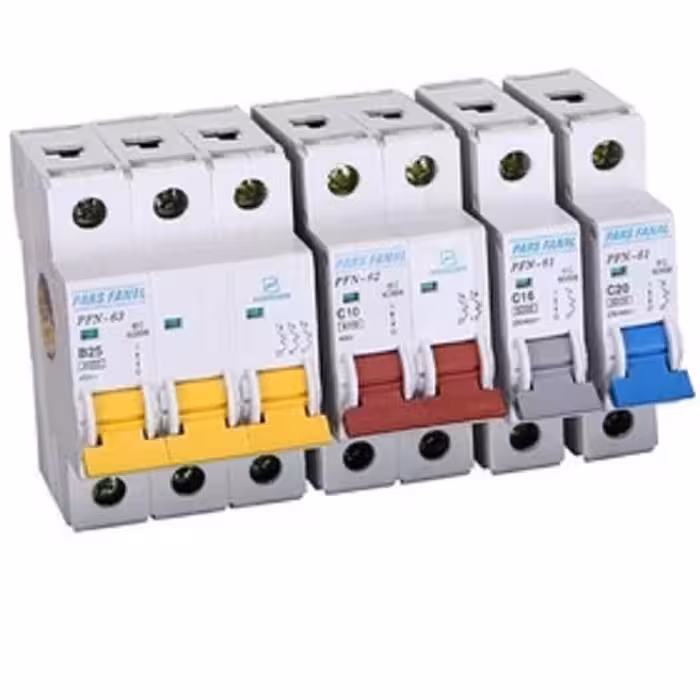 فیوز مینیاتوری سه فاز 32 آمپر (تیپ C) پارس فانال