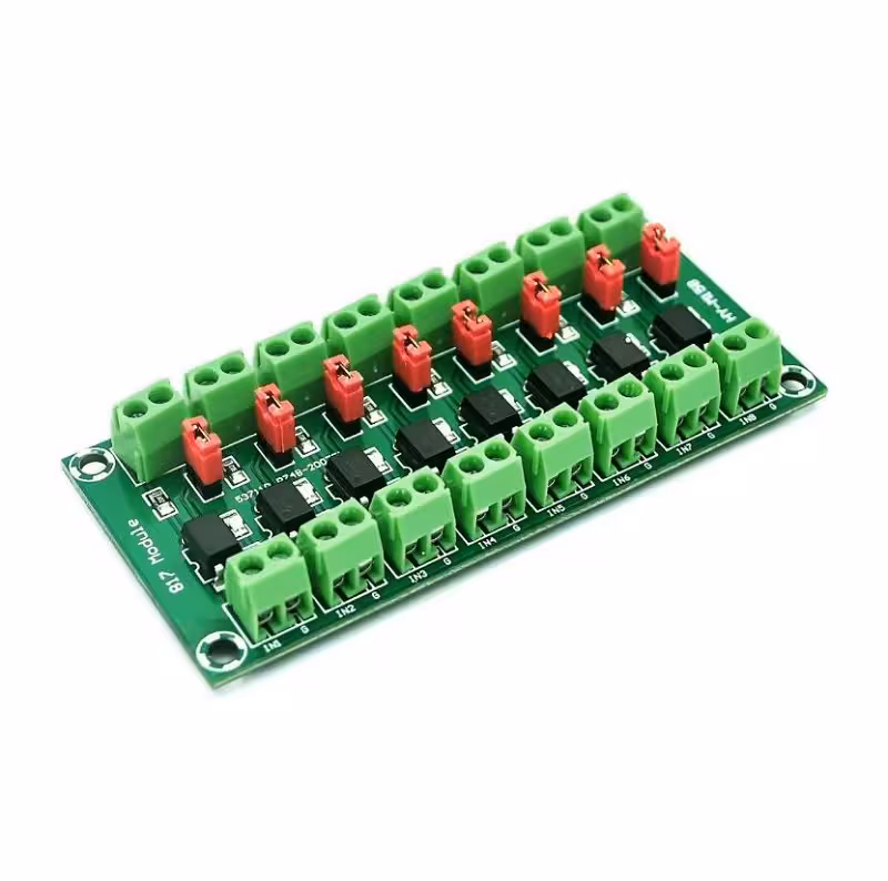 ماژول ایزولاتور هشت کانال اپتوکوپلری PC817