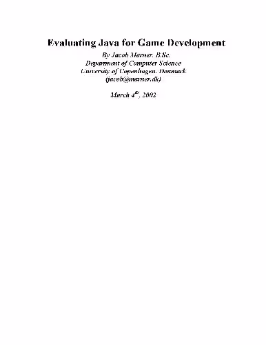 خرید و دانلود نسخه کامل کتاب Evaluating Java for Game Development
