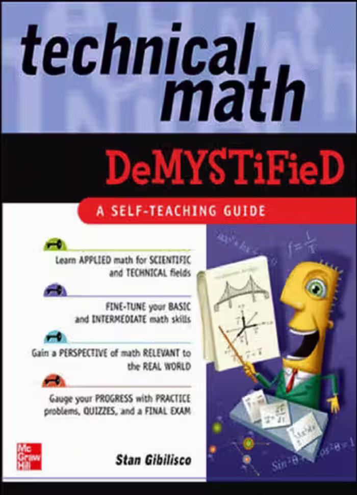 خرید و دانلود نسخه کامل کتاب Technical Math Demystified