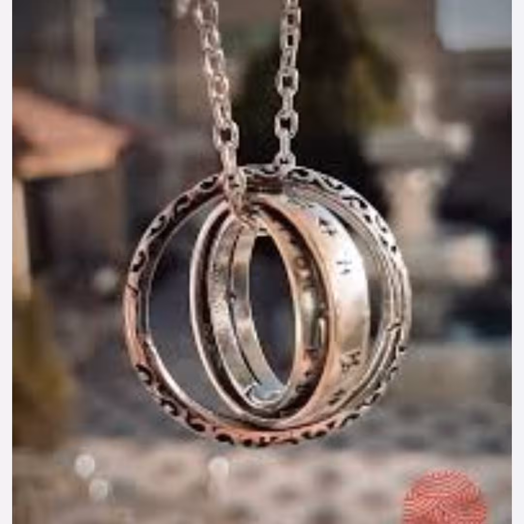 گردنبند و حلقه انگشتر نجوم چرخشی 