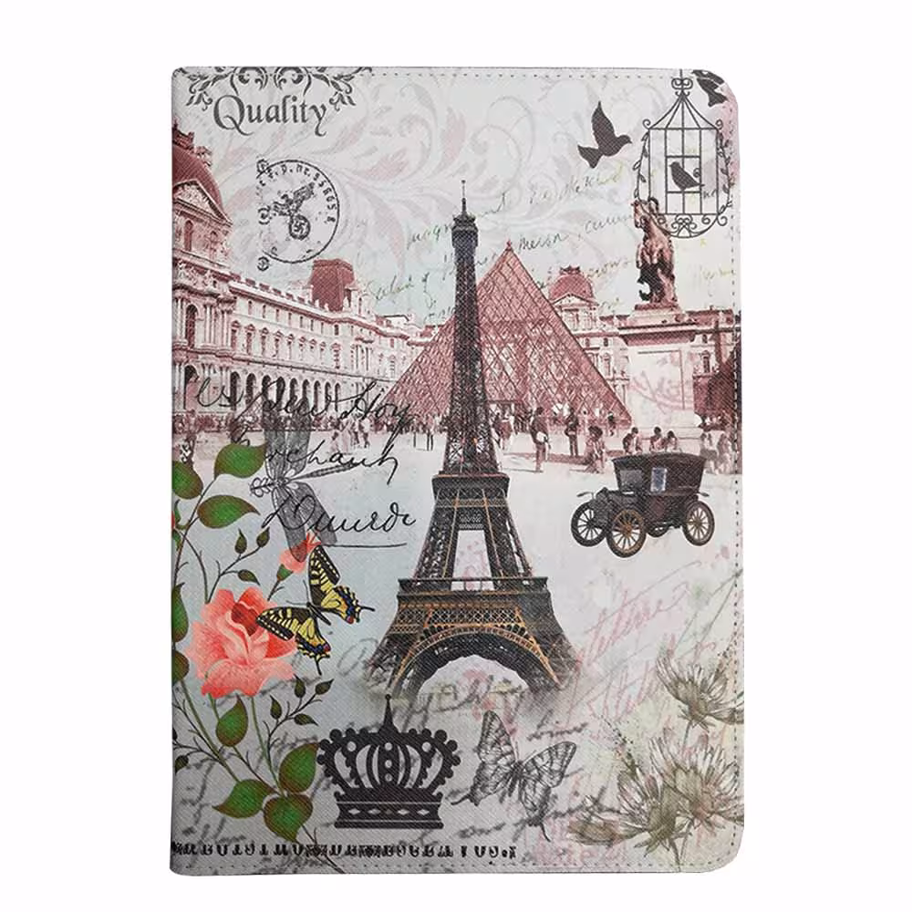 کیف کلاسوری طرح ایفل | تبلت اپل iPad 9.7 (Air 1-Air 2-New-Pro 2)