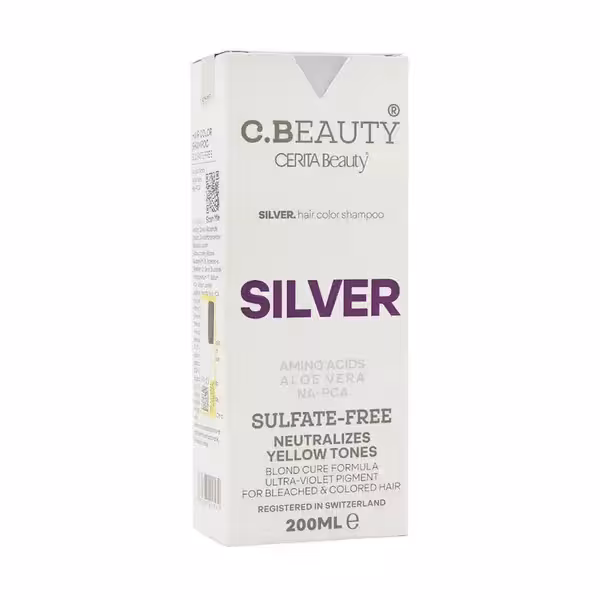 شامپو رنگساژ مدل سیلور سریتا 200 میلی لیتر Cerita Beauty