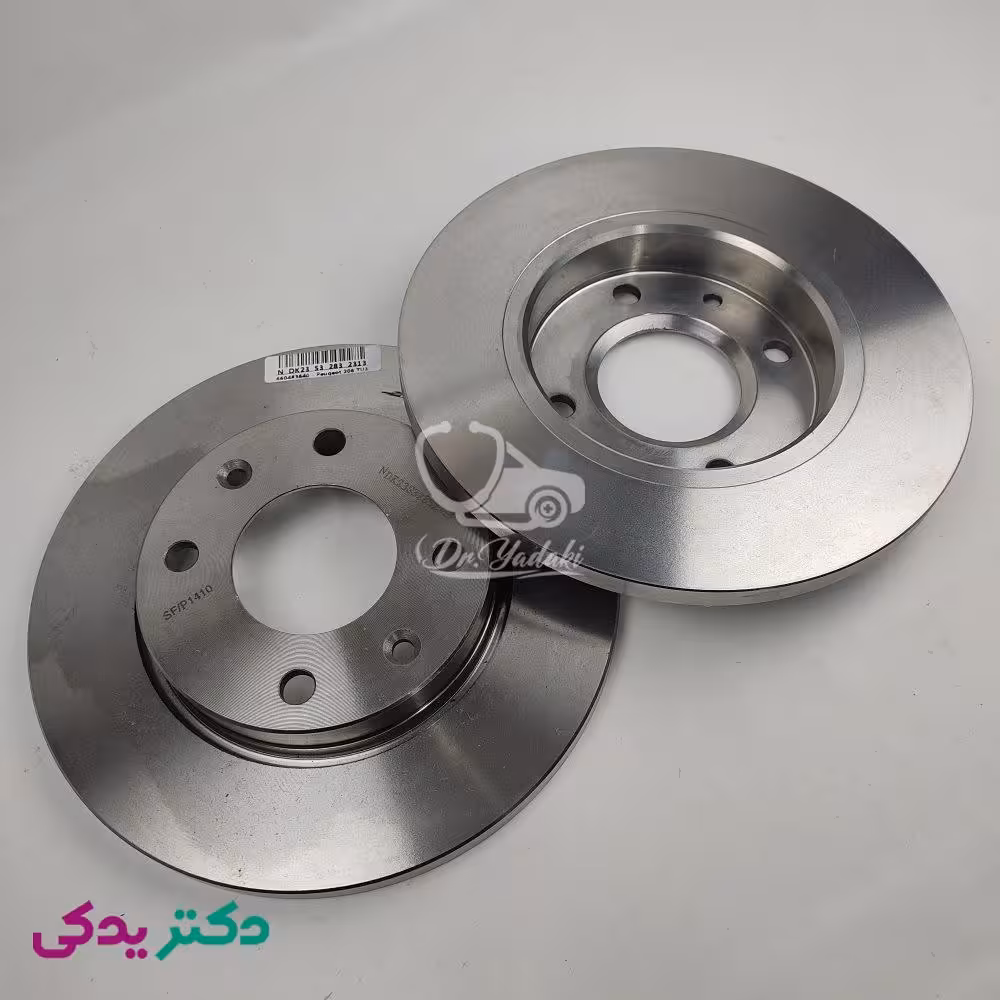 دیسک ترمز جلو پژو 206 تیپ 2 (موتور TU3) (دست دو عددی) شرکتی ایساکو اصل 0670201899