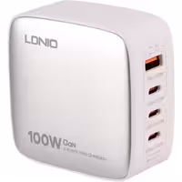 آداپتور شارژر چهار پورت 100وات الدینیو Ldnio Q408 GaN