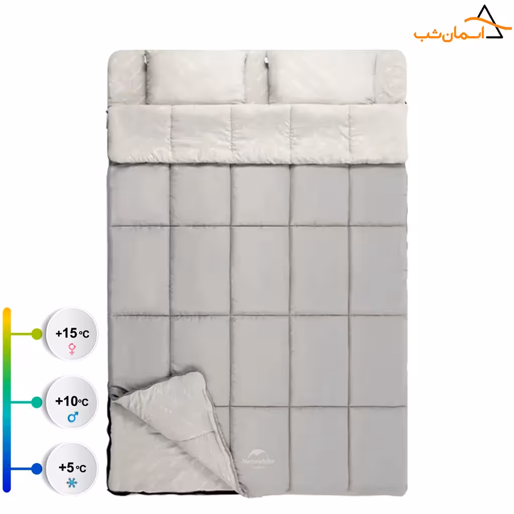 کیسه خواب دو نفره نیچرهایک مدل HD250
